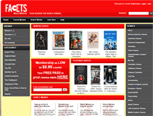 Tablet Screenshot of facetsmovies.com